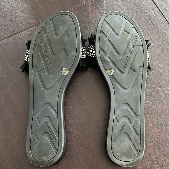 Vince Camuto Fringe and Stud Slides - Size 10 - Picture 3 of 3